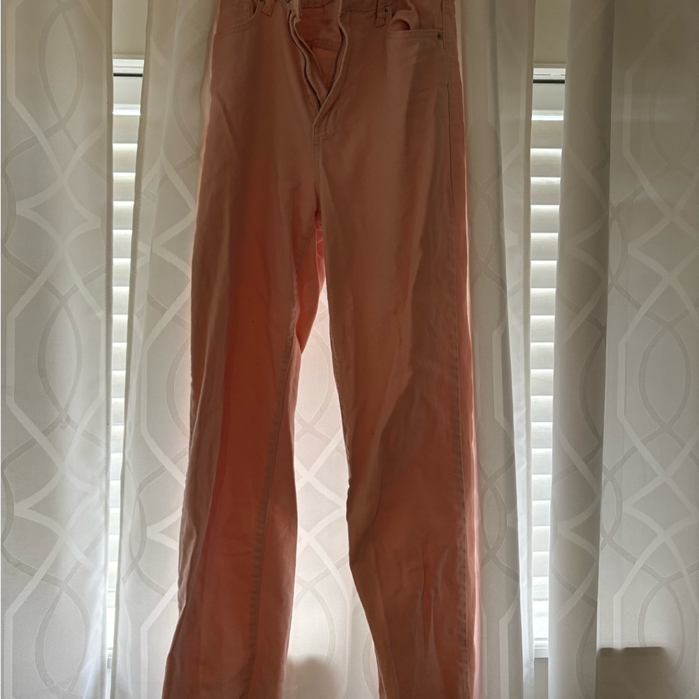 Women's Pink Boyfriend Jeans